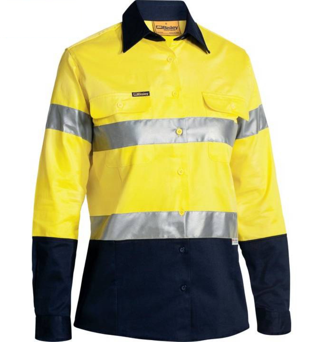 Picture of Bisley,Women's Taped Hi Vis Drill Shirt